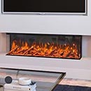 Bespoke Fireplaces Panoramic 3DP 1250 Sided Modern Electric Fire